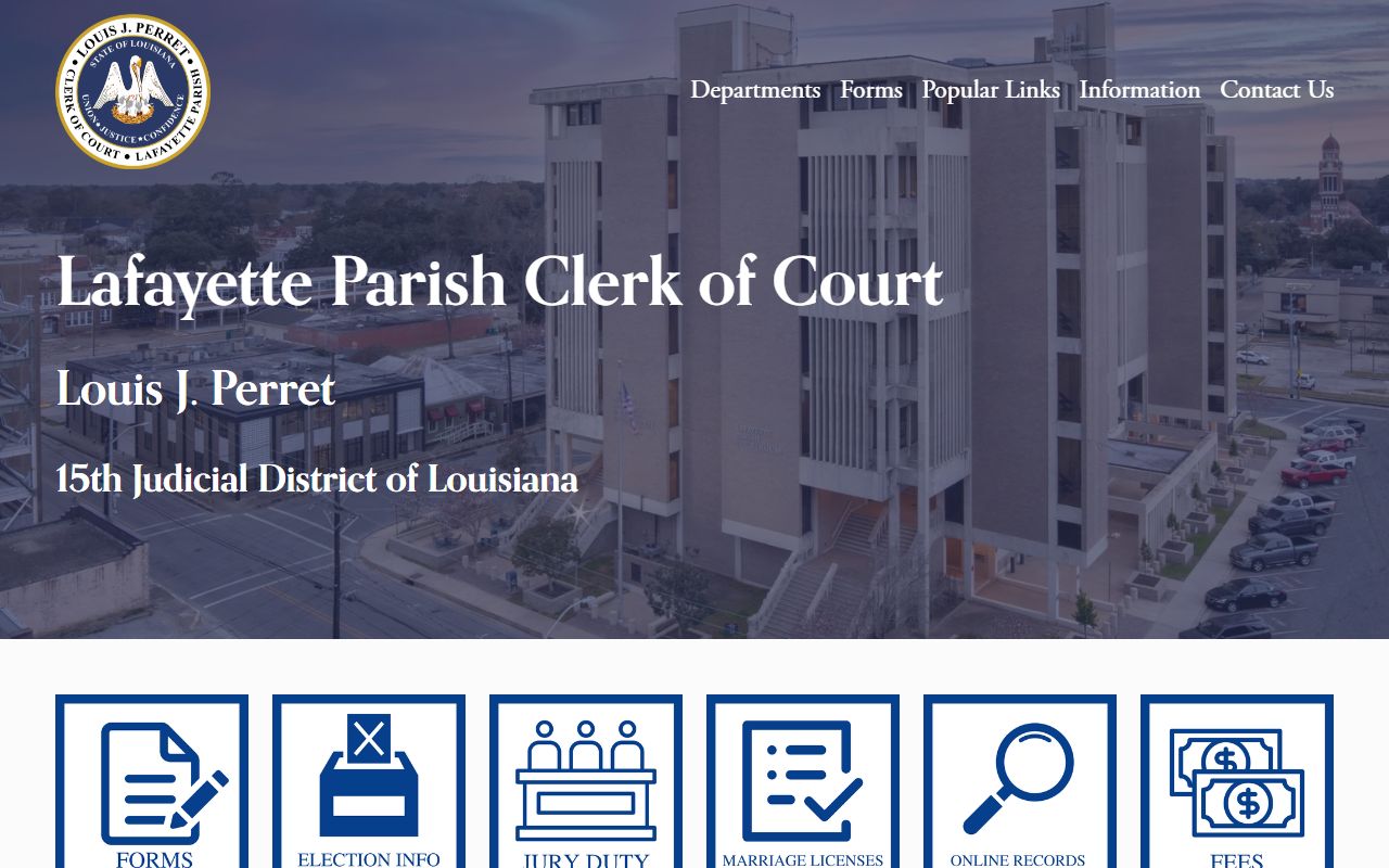 Lafayette genealogy records Lafayette Parish clerk of court